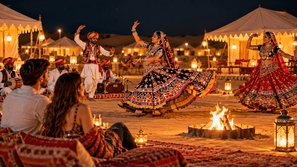 folk dance program in Jaisalmer